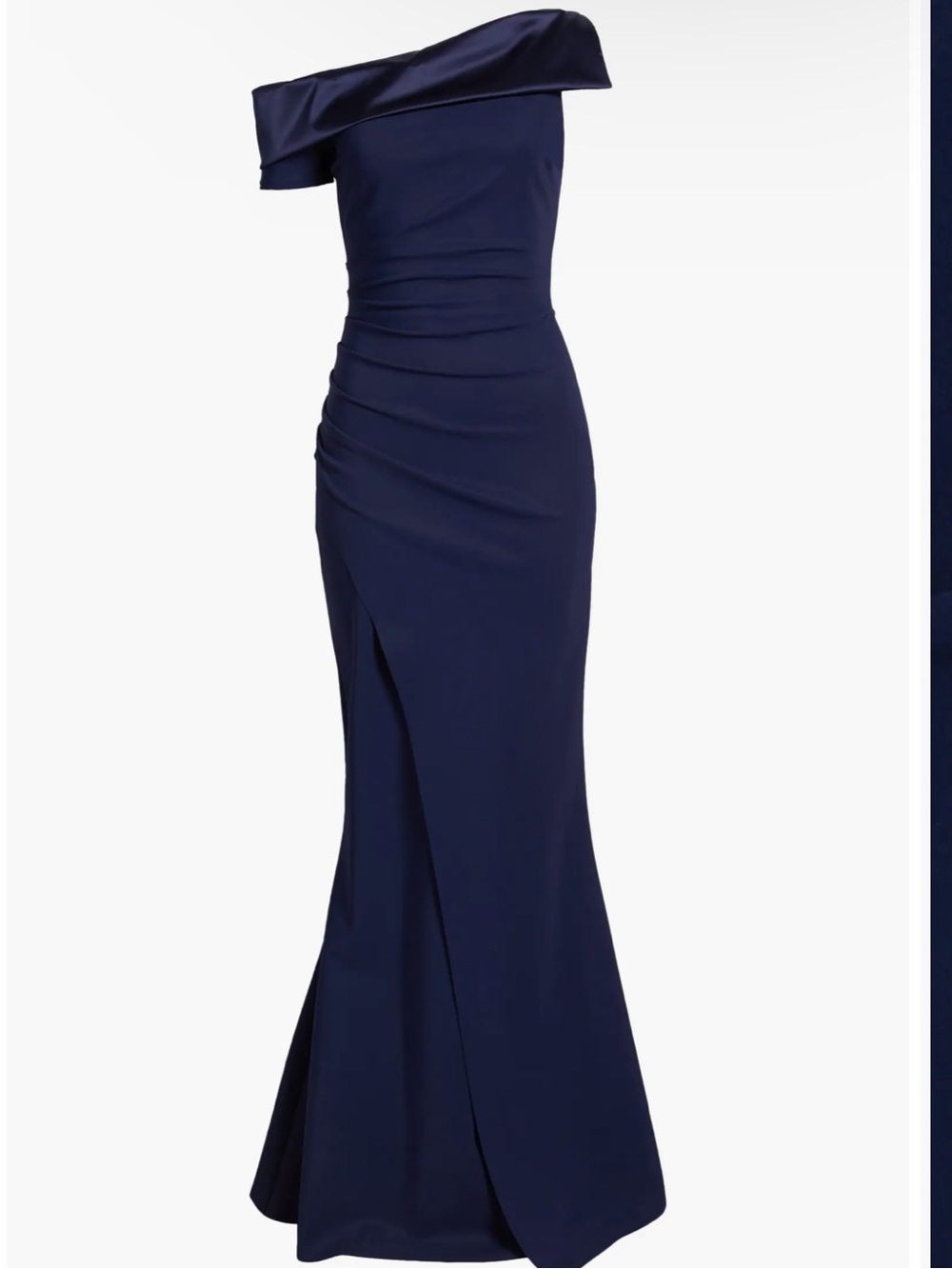 Chiara Boni Koppany Ruched Off the Shoulder Mermaid Gown - Picture 2 of 11